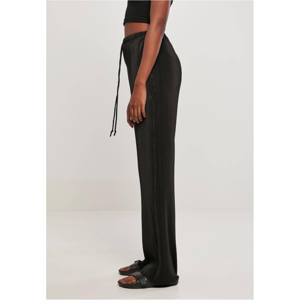 Urban Classics - Plisse Pantalon large - Noir